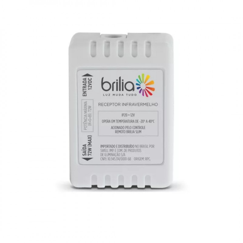 RECEPTOR FITA LED RGB 12V // 910326-BRILIA