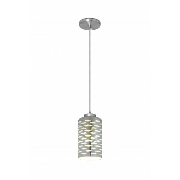 PENDENTE 3D CROMADO MOSCOU 1 LAMP // PD-1093/1-CR-KINLIGHT