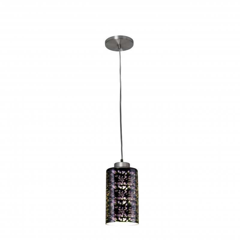 PENDENTE 3D CROMADO CALIFORNIA 1 LAMP // PD-1095/1-CR-KINLIGHT