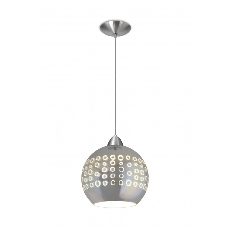 PENDENTE 3D CROMADO LONDRES 1 LAMP // PD-1099/1-CR-KINLIGHT