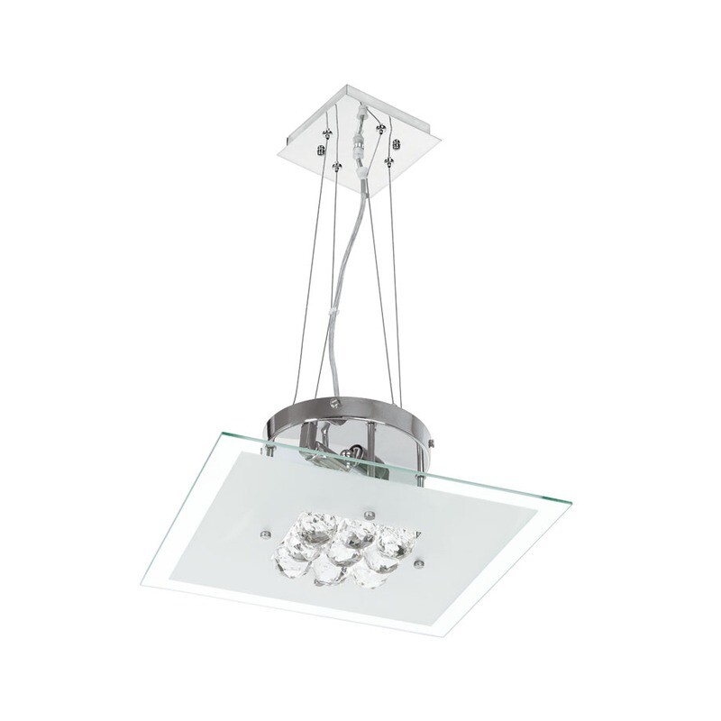 PENDENTE CRISTAL KYOTO QUAD 2 LAMP // PD-30085/2-KINLIGHT